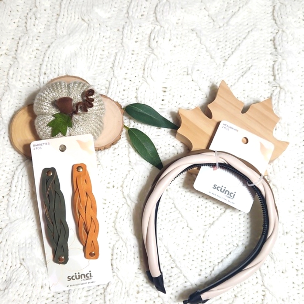 Pretty hair accessories.